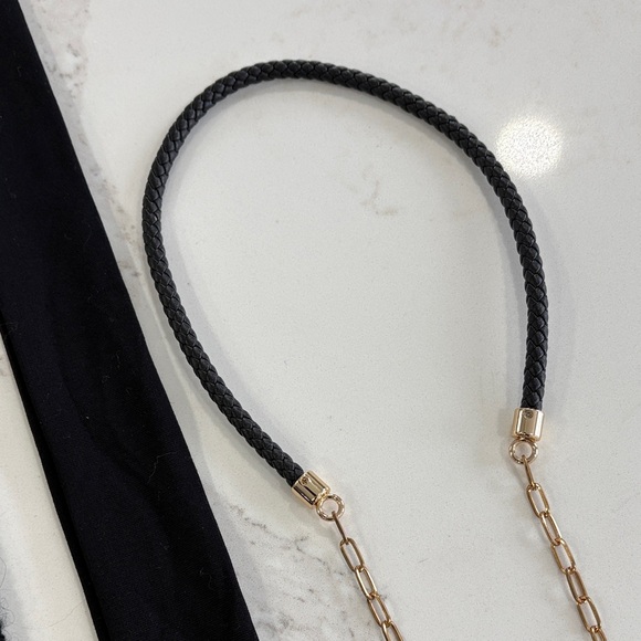 Lot of Black Belts & Ties - Leather, Suede, Rope, Chain, Croc main image 4